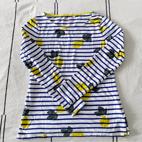 Boden lemon & stripe shirt - Picture 2 of 3